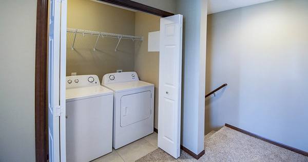 laundry room at Aspire Townhomes Apartments