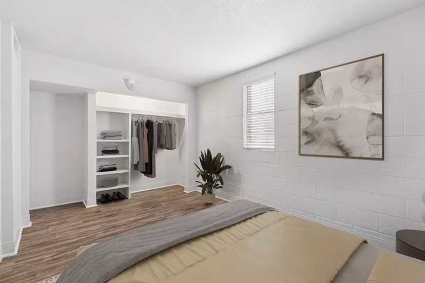 bedroom at Crosstown Phoenix West Apartments 