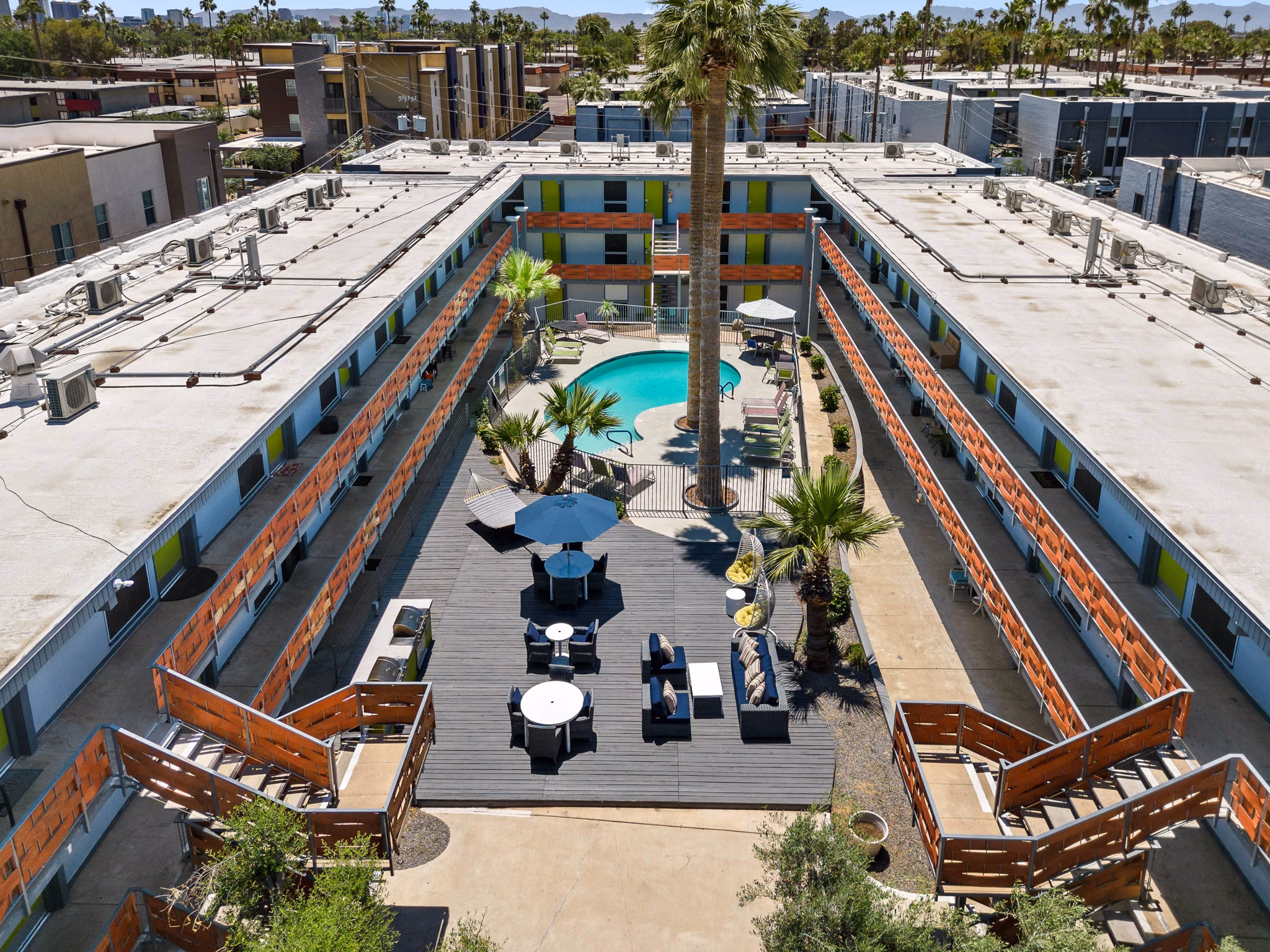 view at Crosstown Phoenix West Apartments