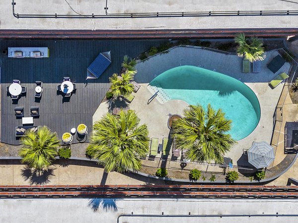 pool at Crosstown Phoenix East Apartments