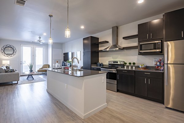 kitchen at FLATZ 432 Apartments