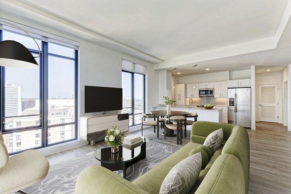 living room at Vela on The Park Apartments