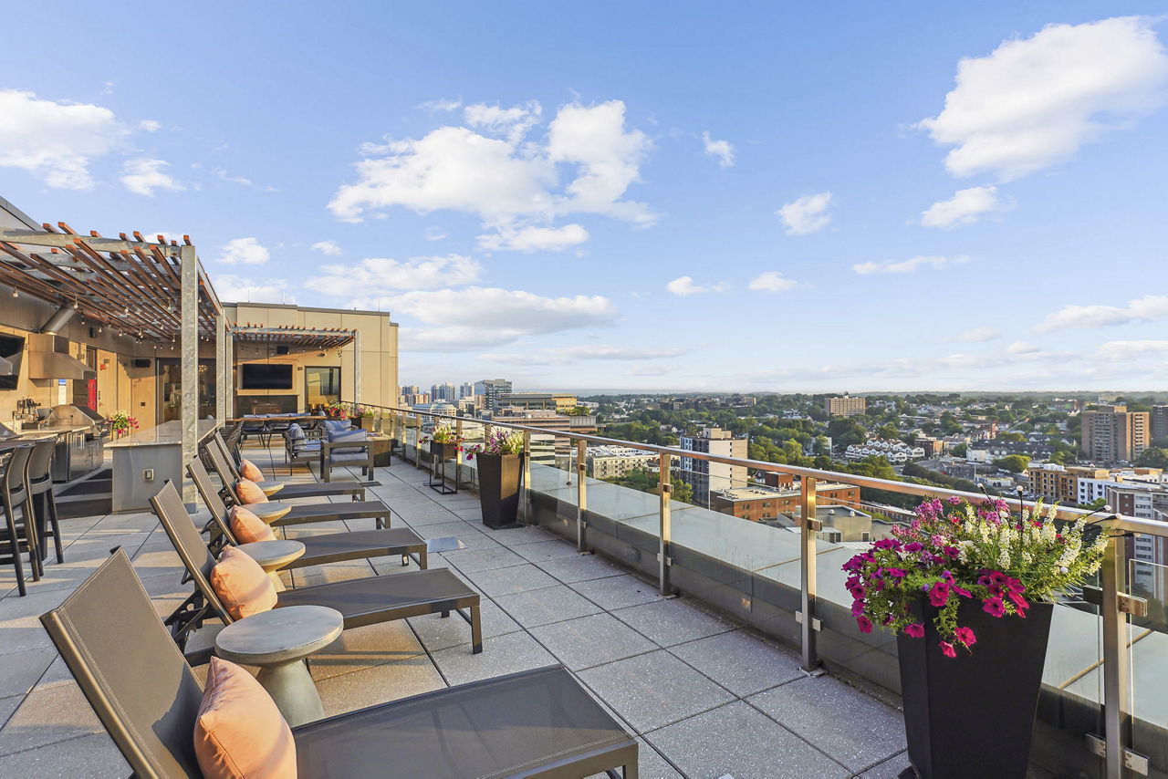 Roof deck at Vela On The Park Apartments (5 of 6)