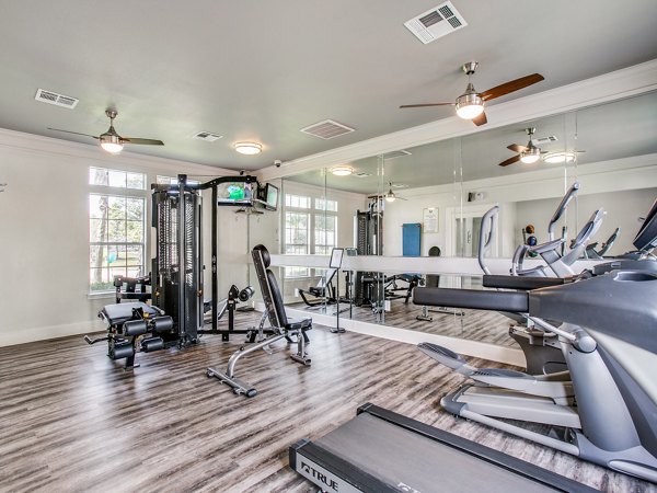 Fitness center with modern equipment at Westmount at Mason Creek apartments