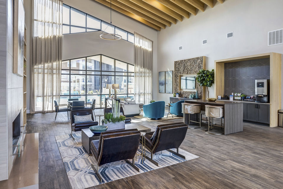 Wells Park Apartments: Contemporary facade of luxury apartments in a vibrant urban neighborhood