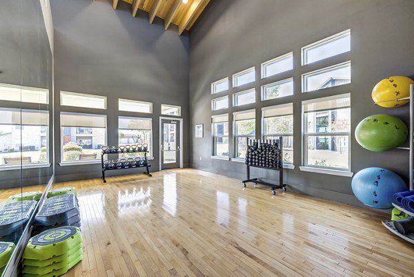 Wells Park Apartments: Modern fitness center with state-of-the-art equipment for an active lifestyle