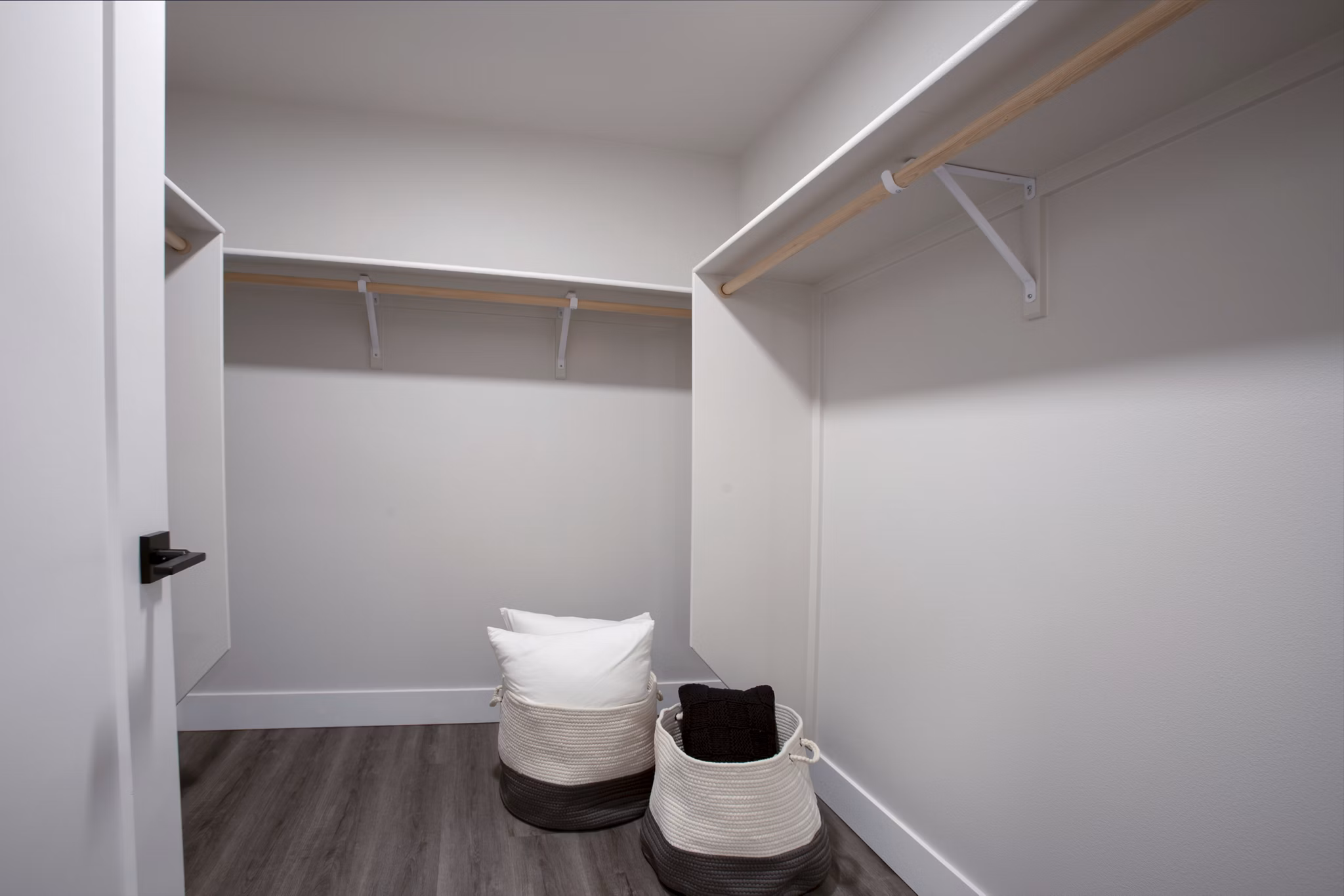 closet at River Pointe Premier Apartments