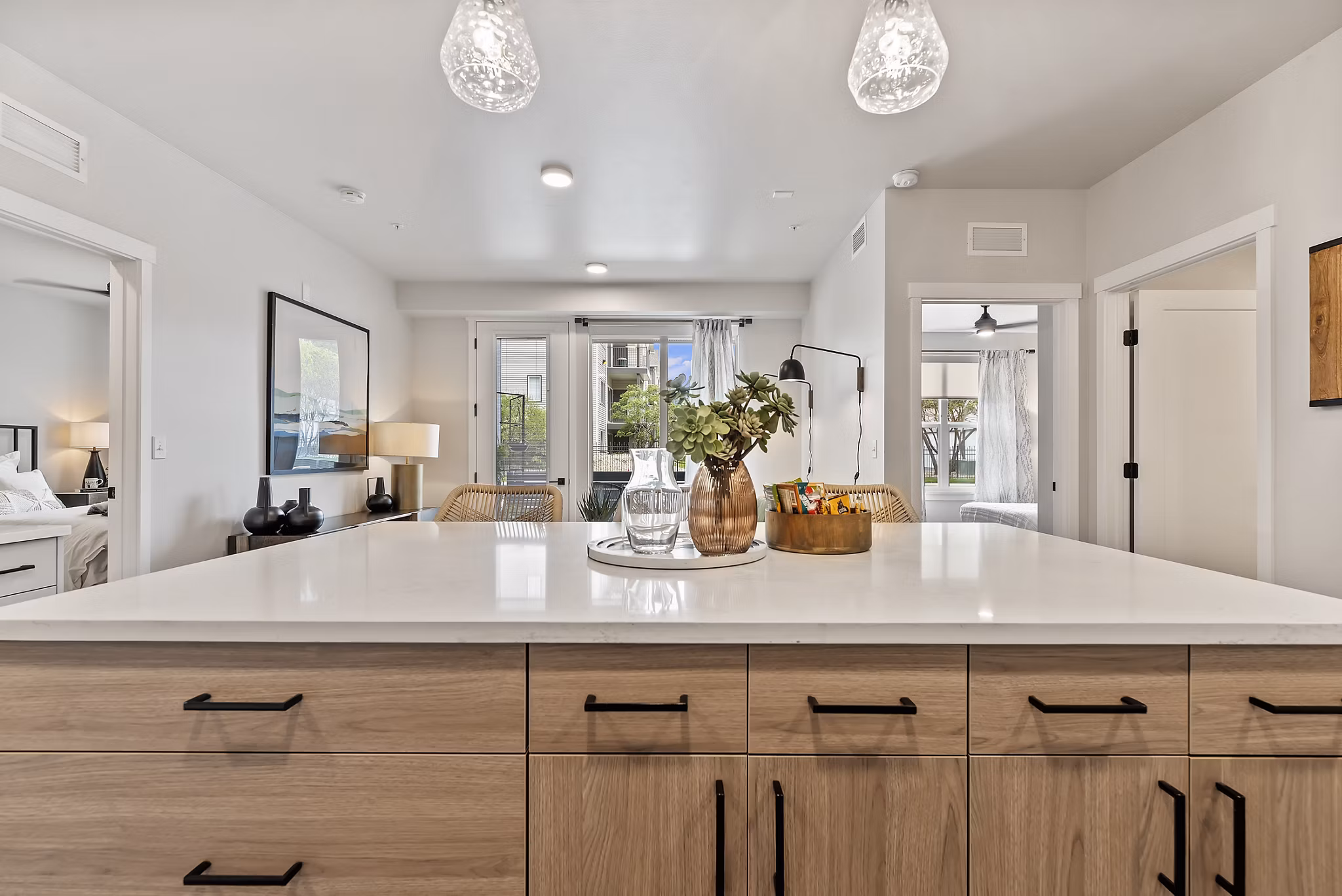 kitchen at River Pointe Premier Apartments
