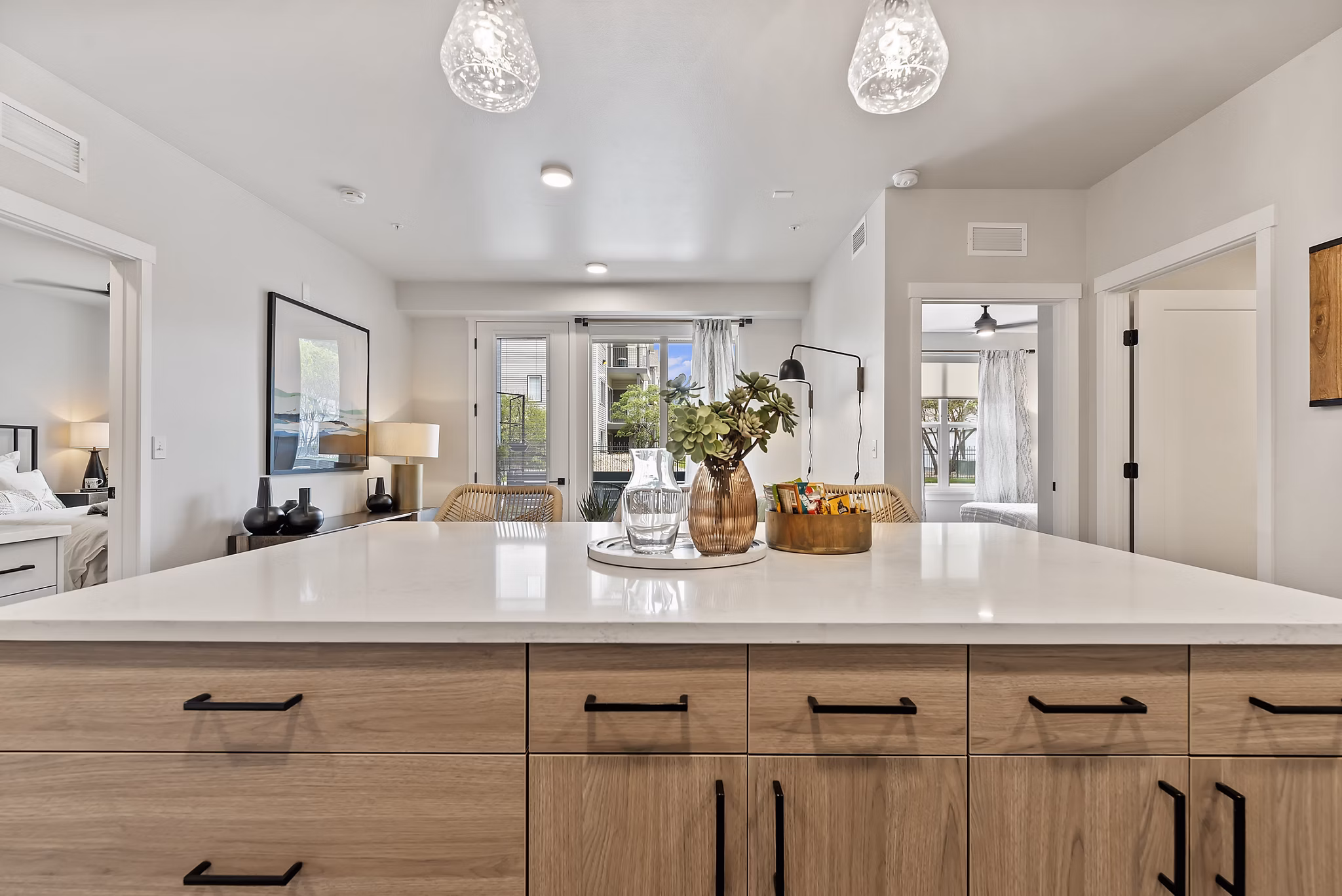 kitchen at River Pointe Premier Apartments