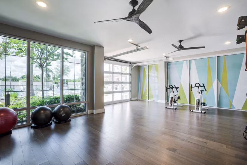 fitness center at Summerhouse Lakewood Ranch Apartments
