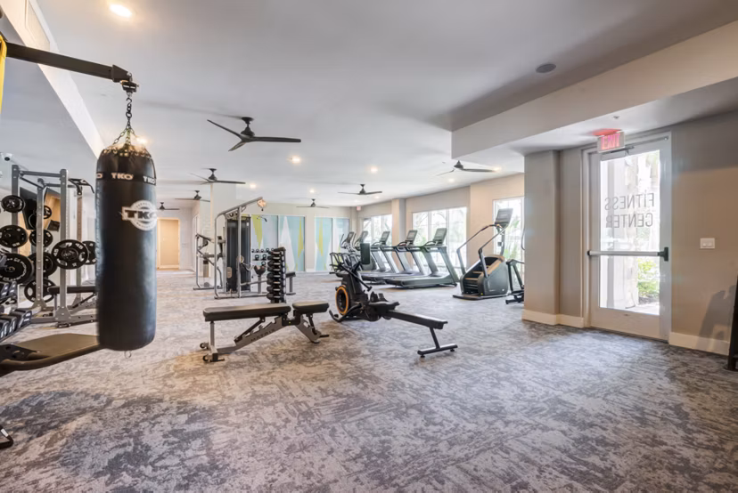fitness center at Summerhouse Lakewood Ranch Apartments