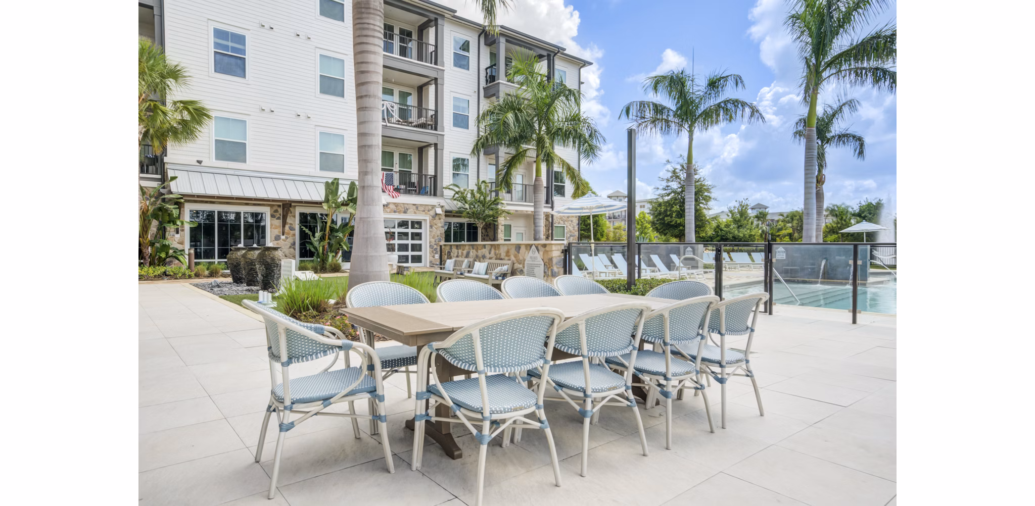 patio at Summerhouse Lakewood Ranch Apartments