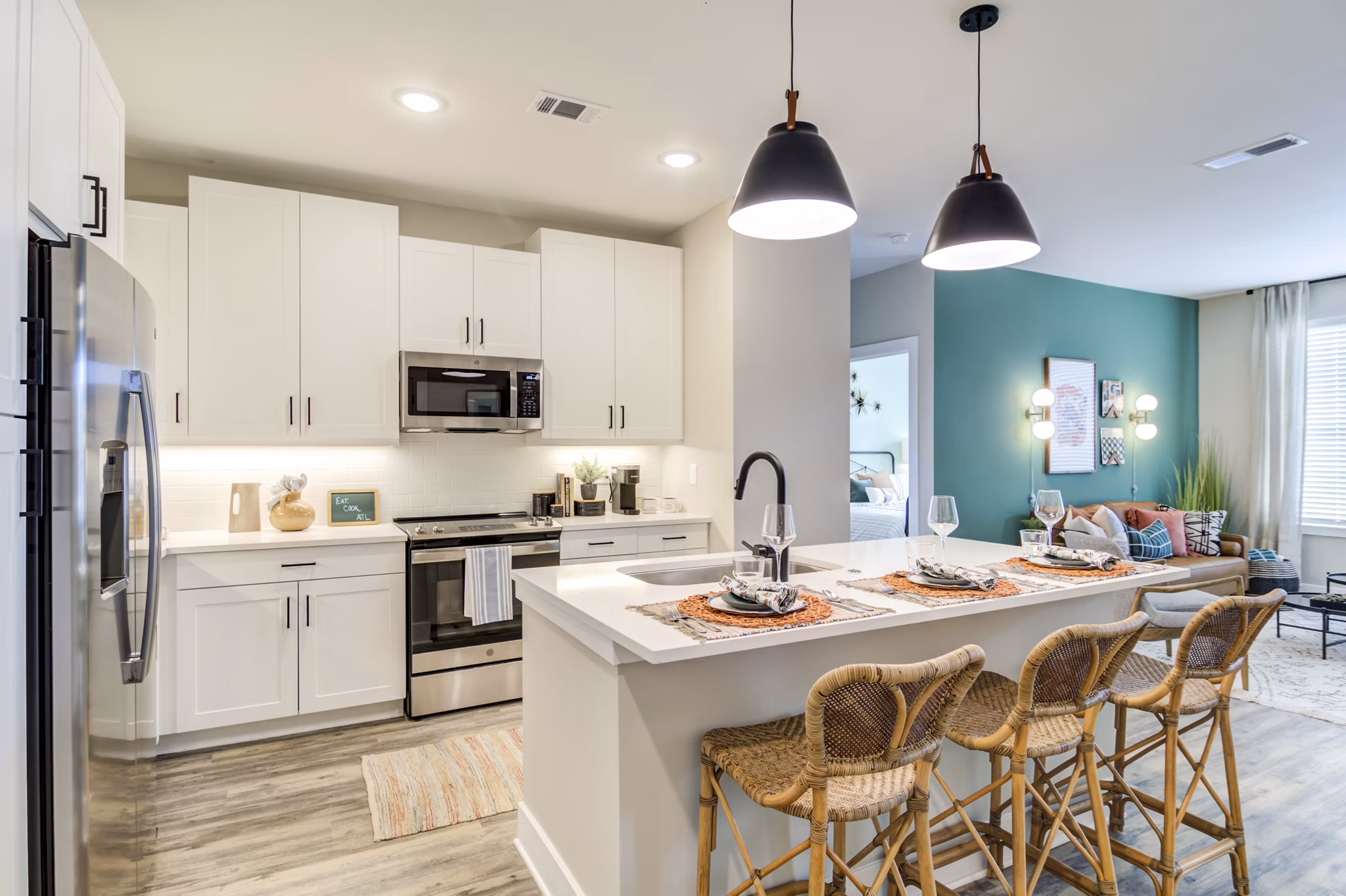 kitchen at Broadstone Upper Westside Apartments 