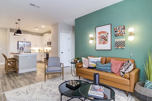 living room at Broadstone Upper Westside Apartments 
