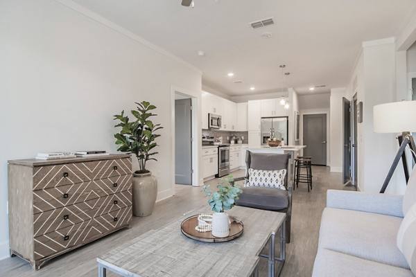 living room at The Heron at River Island Apartments