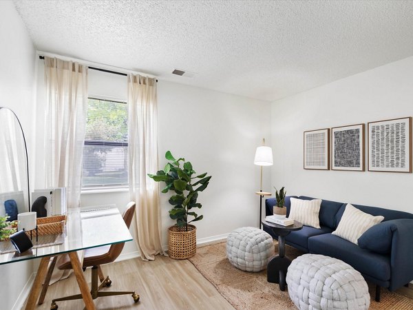 living room at Parc at 21st & Rock Apartments