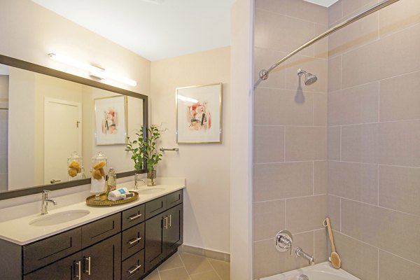 bathroom at Liberty Bay Club Apartments