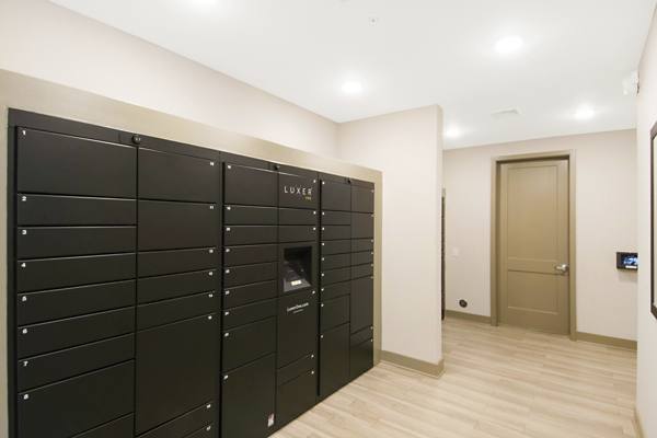 mail room at Liberty Bay Club Apartments