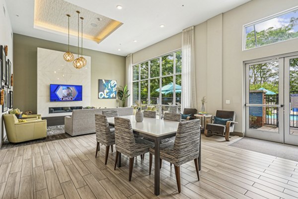 living room at Liberty Bay Club Apartments 