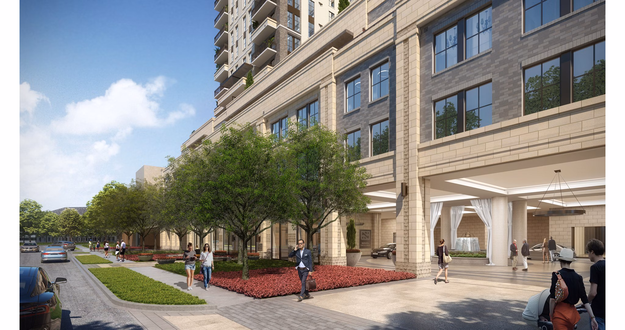 Novel Turtle Creek Apartments: Luxury design of high-rise apartments near Dallas, offering upscale living in a prime urban location