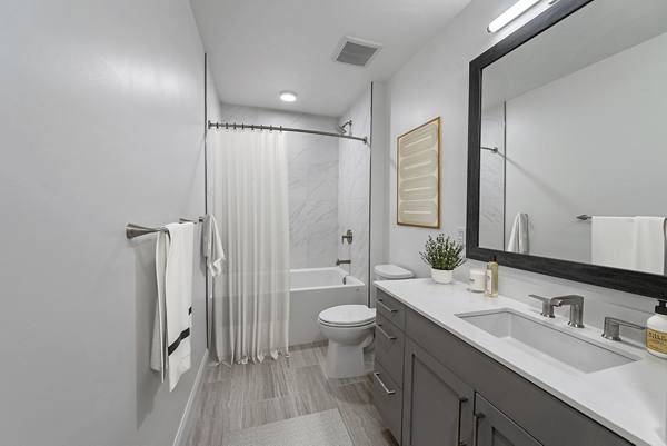bathroom at Novel Turtle Creek Apartments
