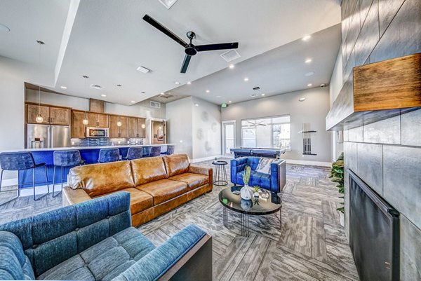 clubhouse/lobby at The Bend at Highland Meadows Apartments