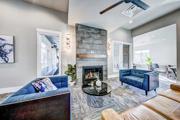 clubhouse/lobby at The Bend at Highland Meadows Apartments