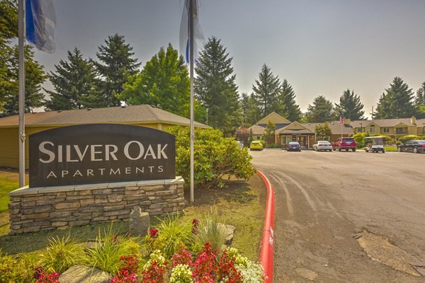 signage at Silver Oak Apartments