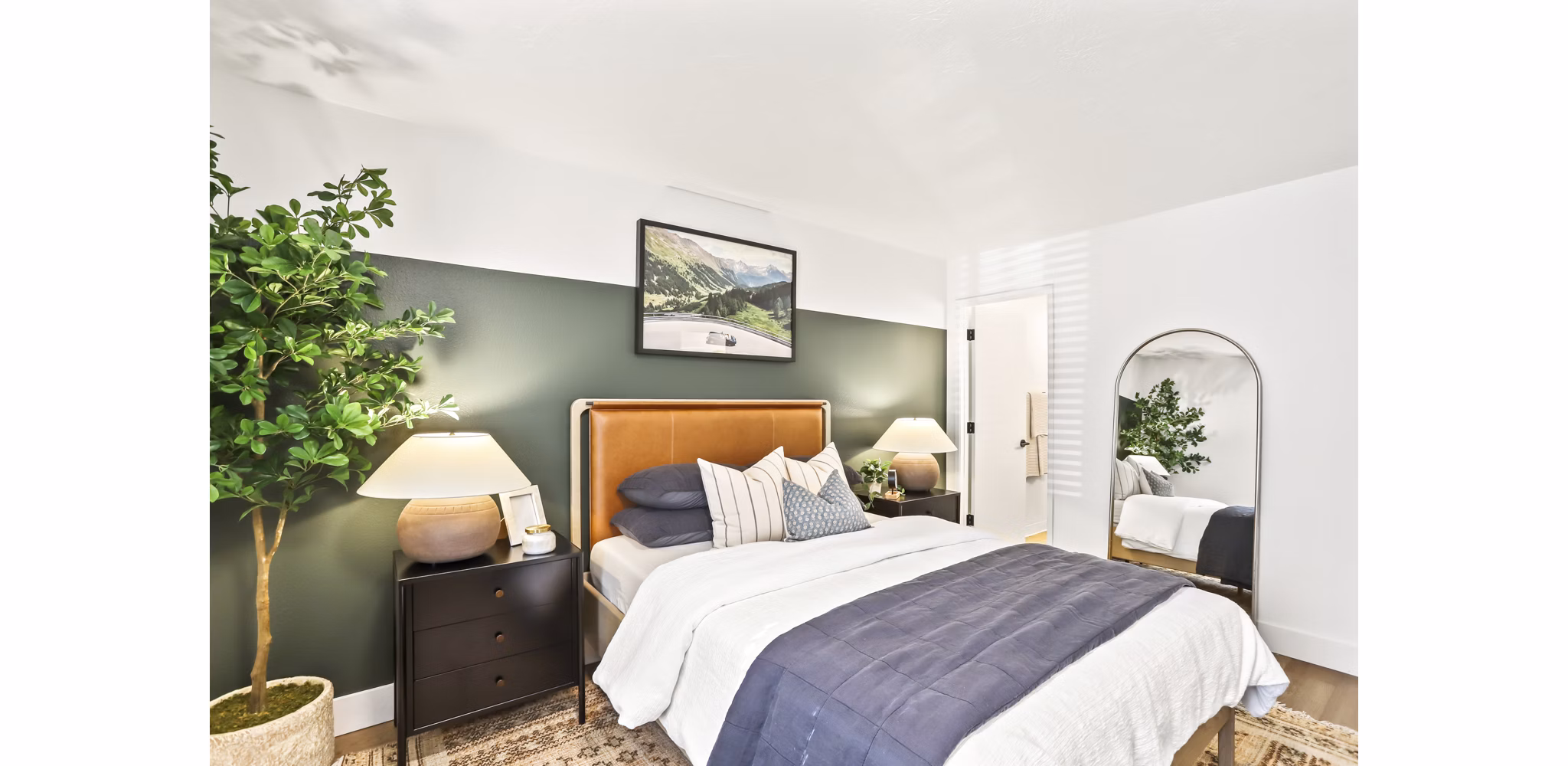 bedroom at Silver Oak Apartments