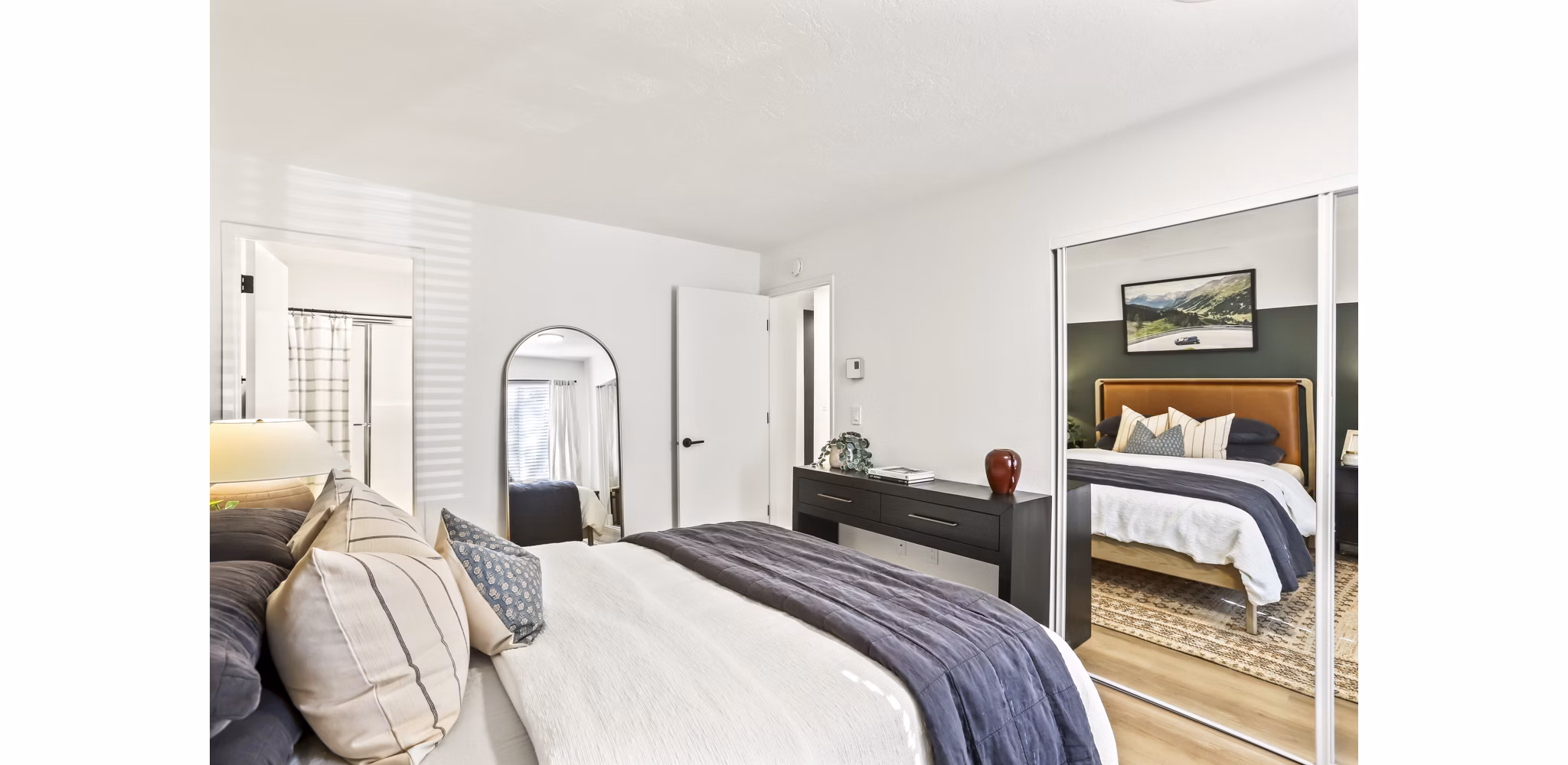 bedroom at Silver Oak Apartments