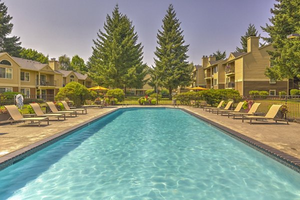 Luxurious pool at Silver Oak Apartments offering relaxation and recreation