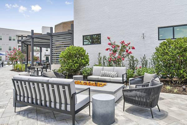 fire pit/patio at The Residences at SweetBay Apartments