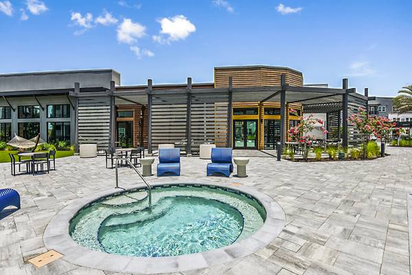 hot tub/jacuzzi at The Residences at SweetBay Apartments
