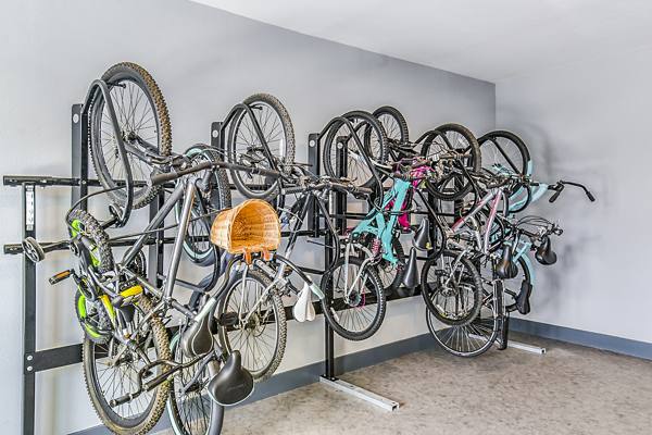 bike storage at The Residences at SweetBay Apartments