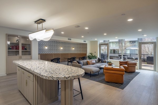 clubhouse/lobby at Coppins Well Apartments