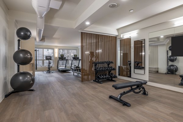 fitness center at Coppins Well Apartments