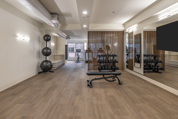 fitness center at Coppins Well Apartments