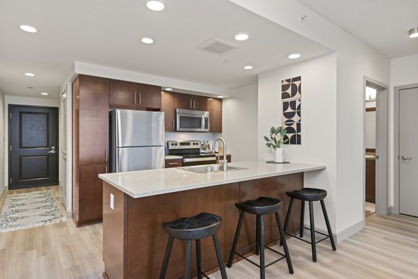 kitchen at Coppins Well Apartments