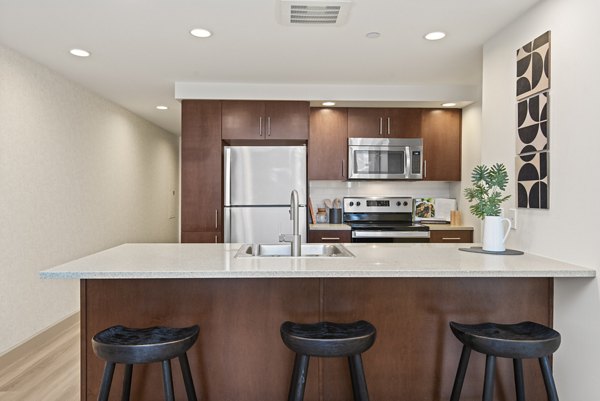 kitchen at Coppins Well Apartments