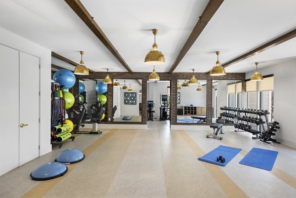 fitness center at Overture Tributary Apartments