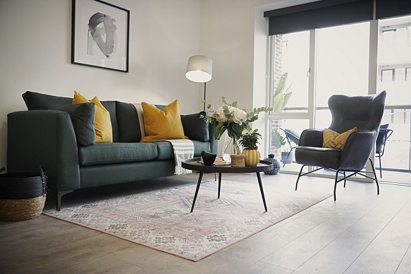 living room at Griffith Wood Apartments