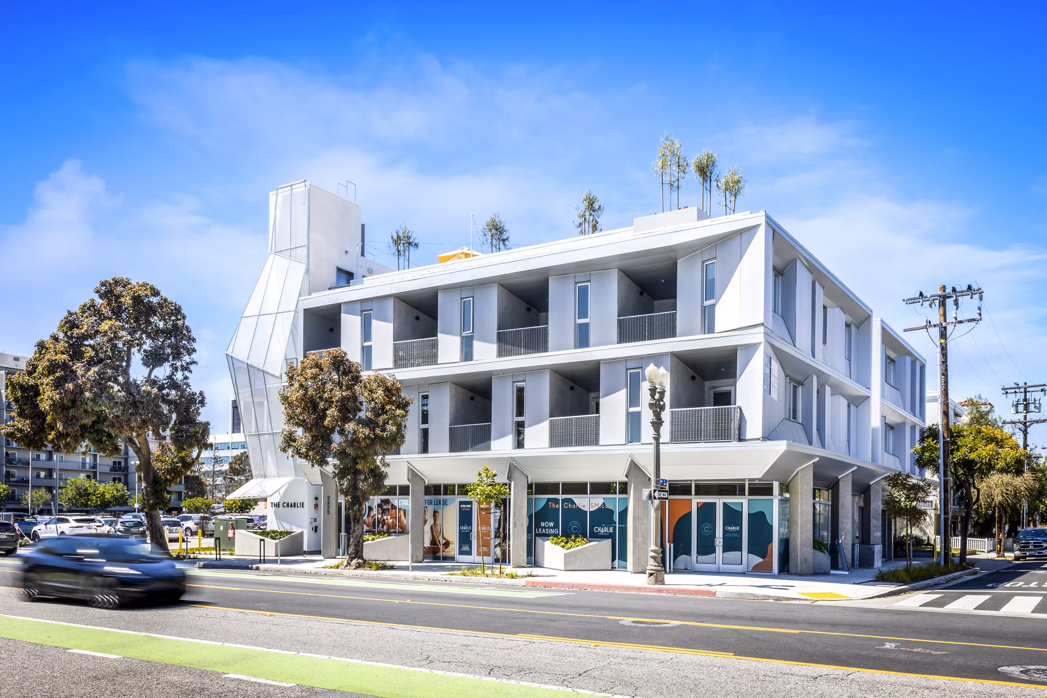The Charlie SM C&B: Modern luxury apartment building in prime downtown location