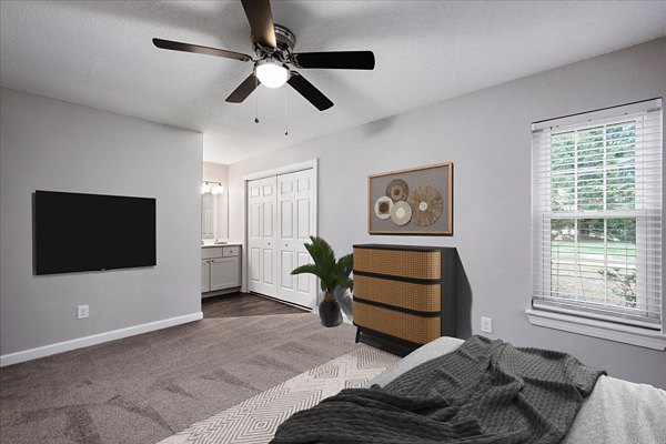 bedroom at North Forest Apartments