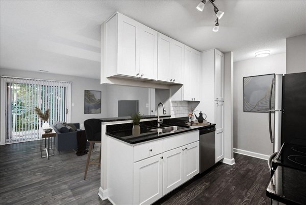 kitchen at North Forest Apartments