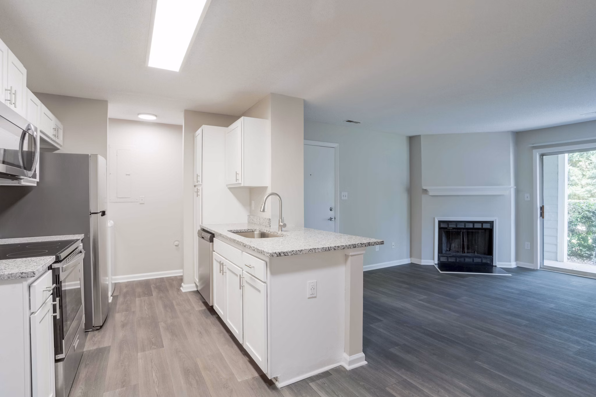 kitchen at North Forest Apartments Apartments