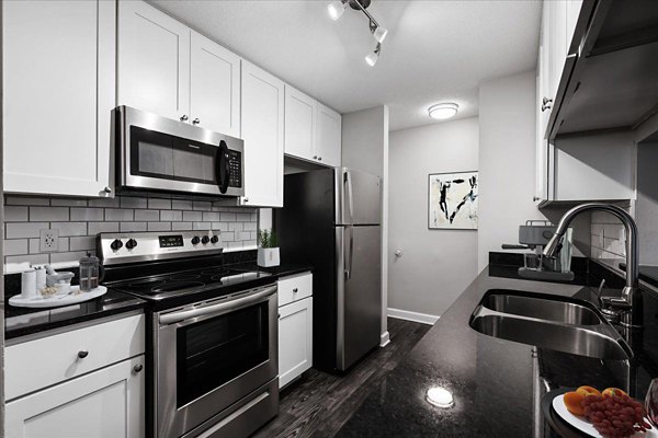 kitchen at North Forest Apartments