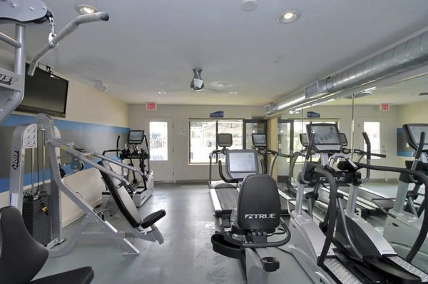 State-of-the-art fitness center at Cielo Point Apartments featuring modern exercise equipment and spacious workout areas