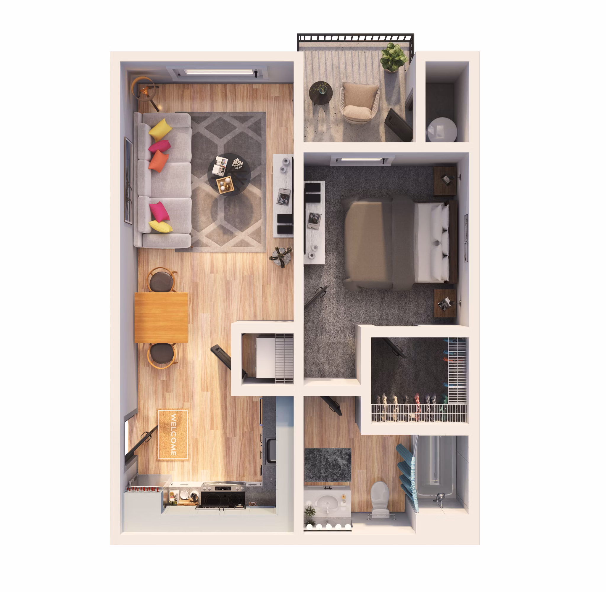 A10A floor plan at The Element