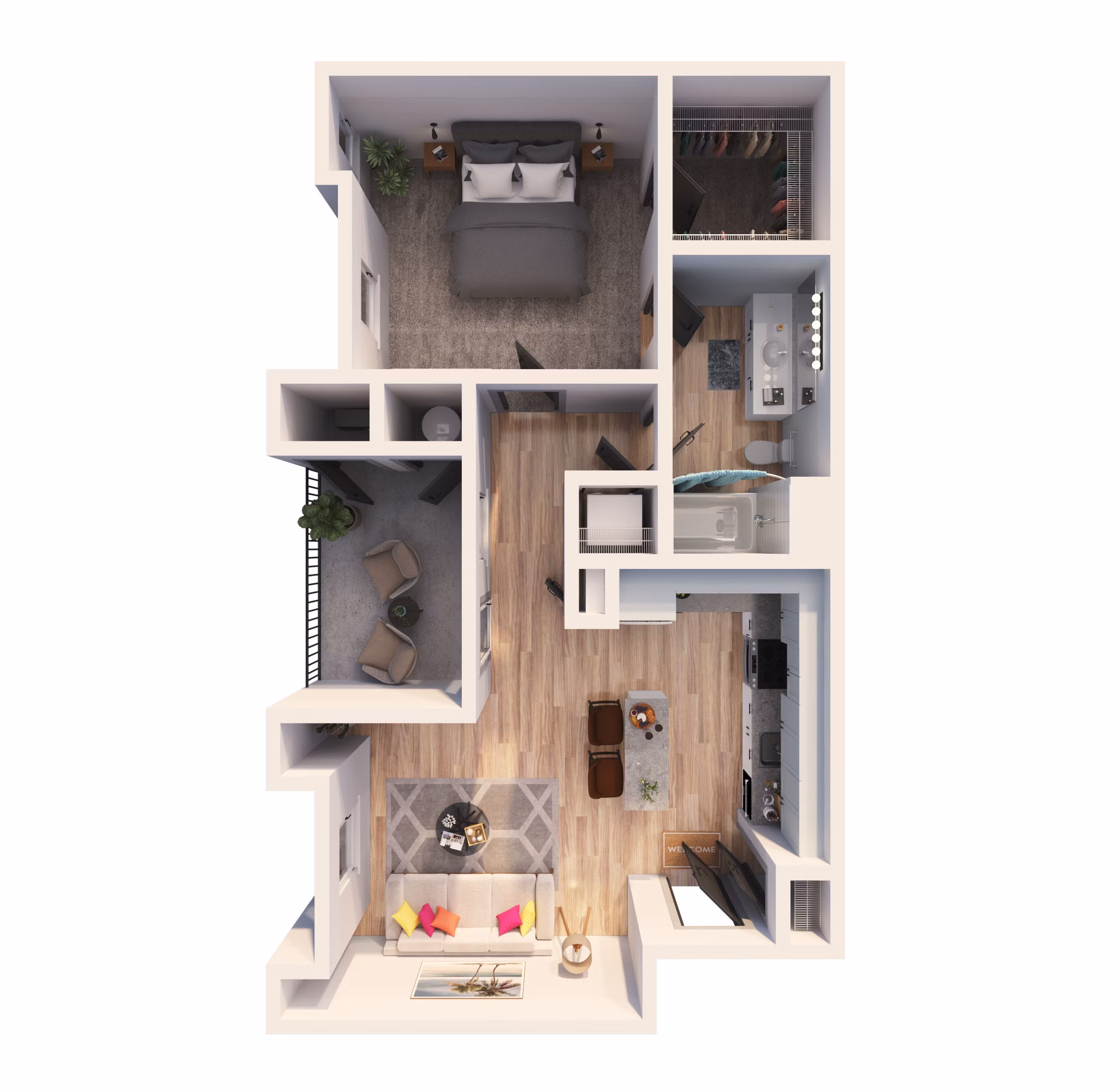 A10E floor plan at The Element