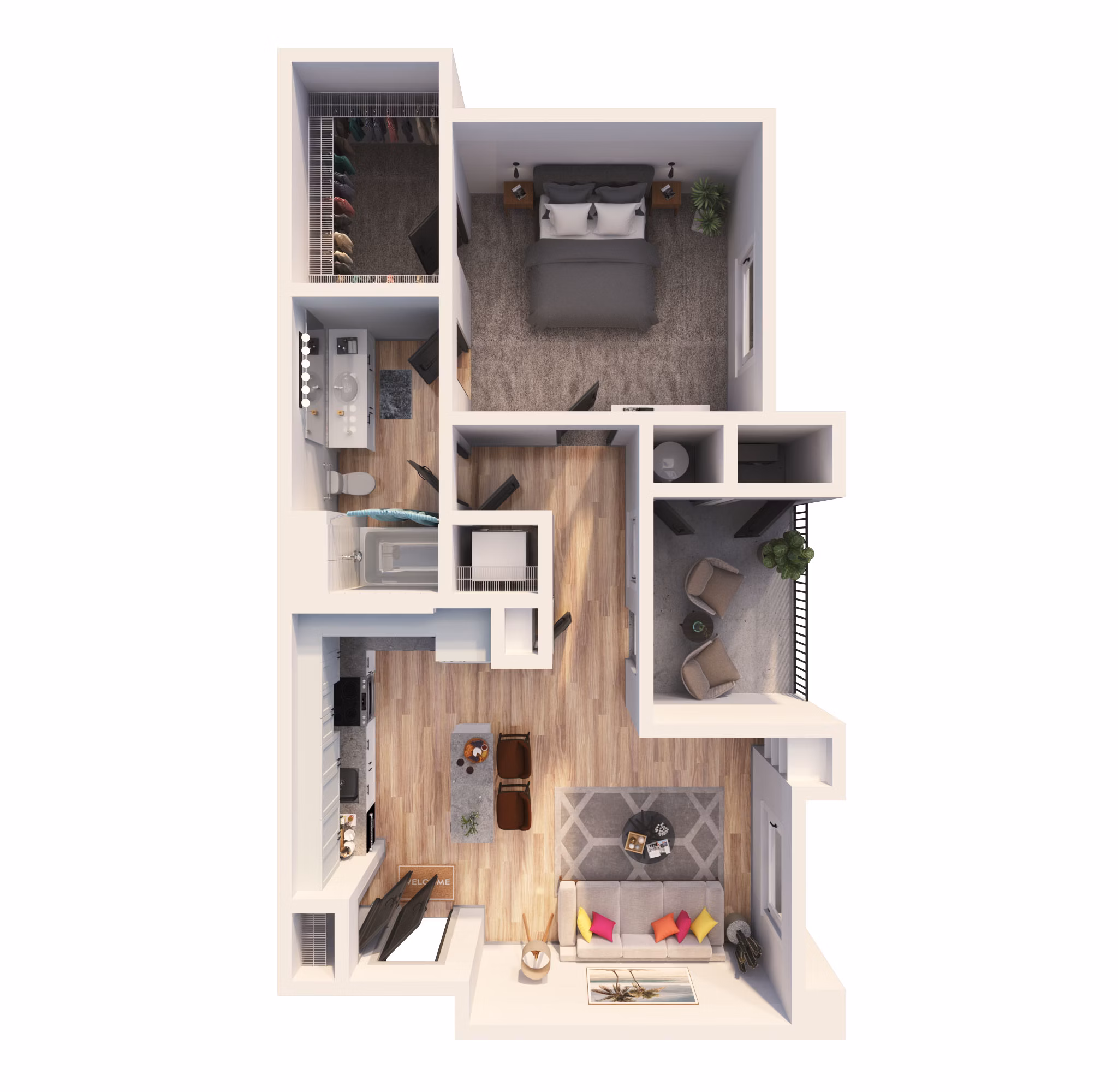 A10F floor plan at The Element